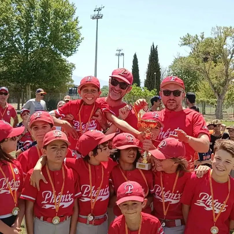 champion du baseball au parc des sports de Perpignan