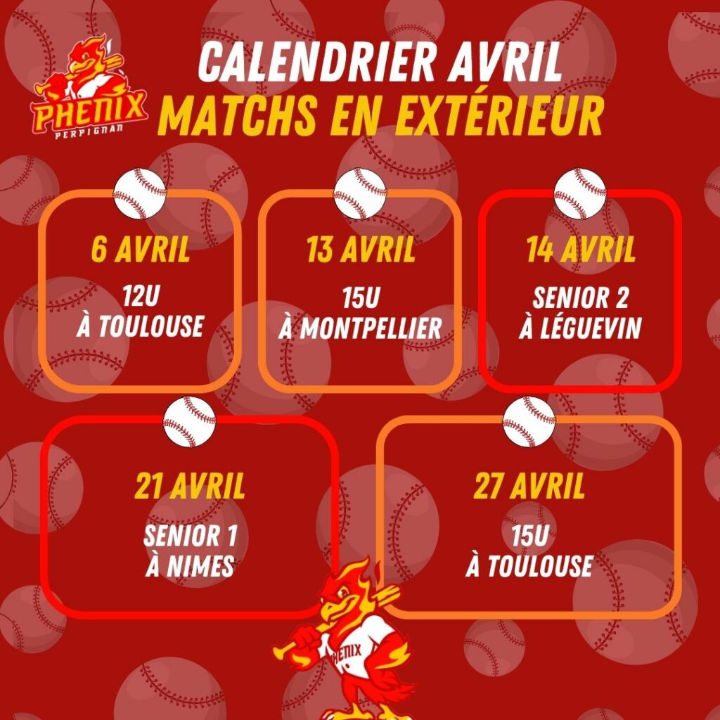 calendrier-phenix-baseball-avril-2024-en-exterieur